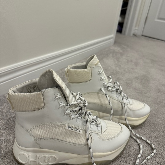 Jimmy Choo high top sneakers 9.5 brand new - Picture 2 of 5